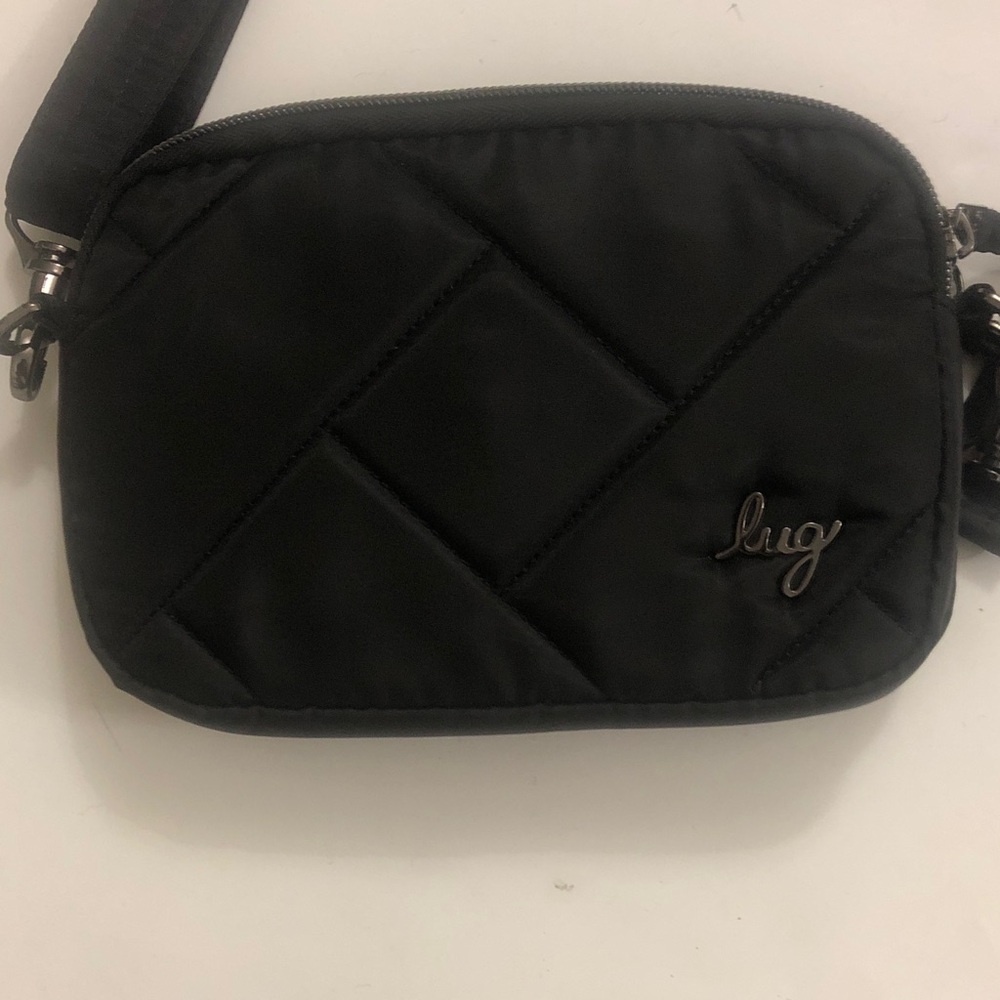 Lug Bag Coupe SE Convertible Crossbody Black Quilt Travel Excellent Condition